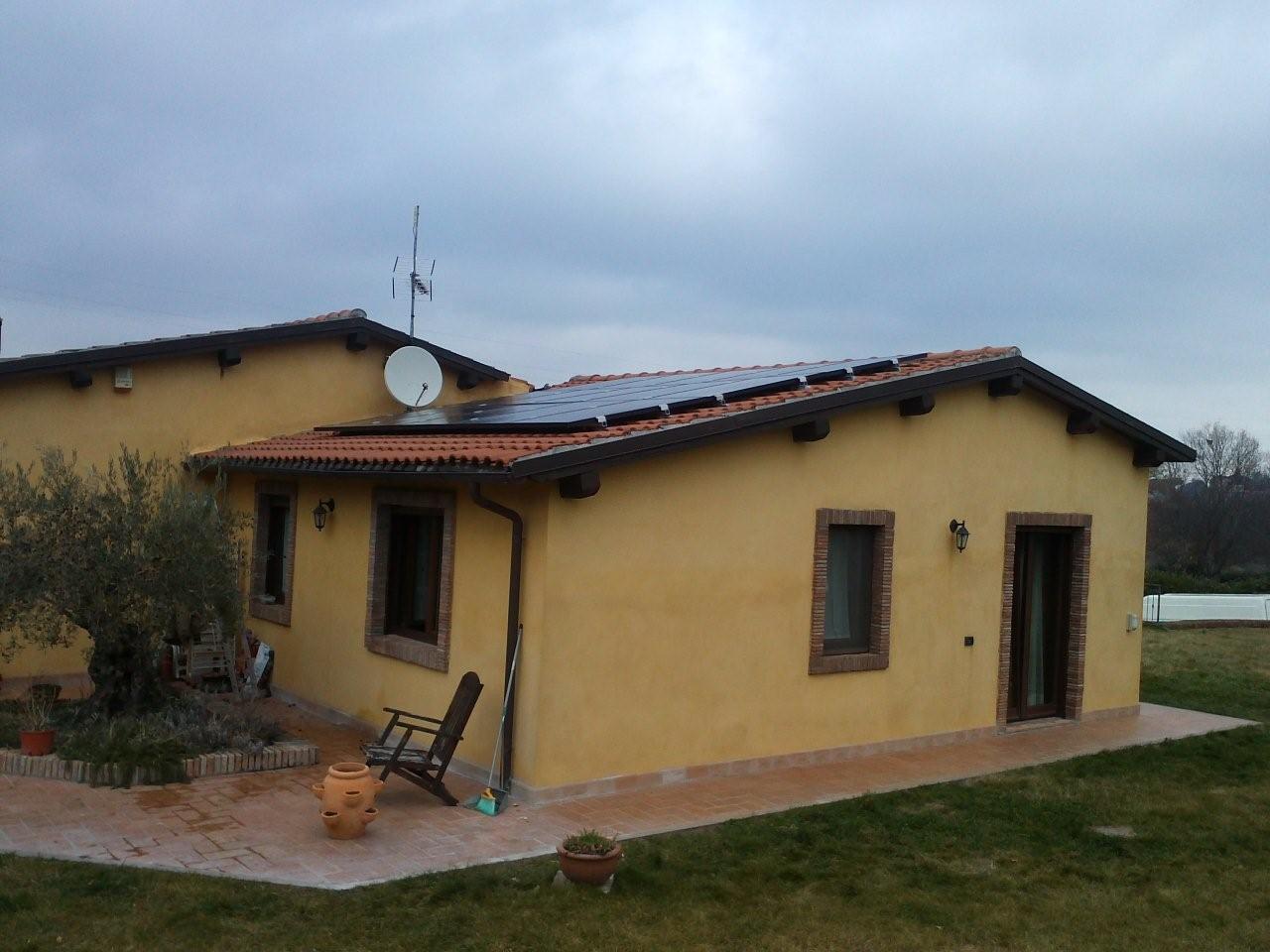 Impianto Fotovoltaico in Scambio Sul posto Residenziale SunPower Viterbo Lazio